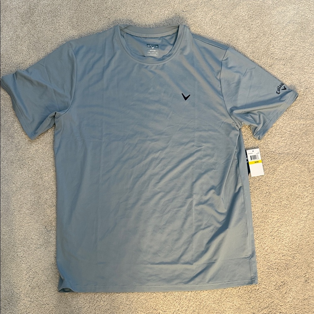 Callaway Men's Light Gray Short Sleeve Tee NWT